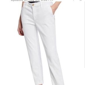 Ag Caden trouser, in white, size 27R, like new, no flaws!